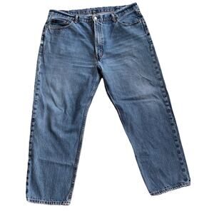 Levi Jeans 550 Men's 42W x 30 L Straight Leg Blue Cotton